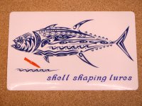 Shell Shaping Lures・ステッカーTuna