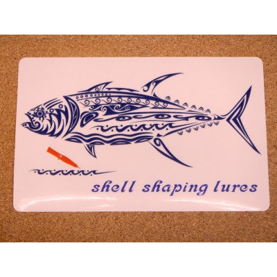 画像1: Shell Shaping Lures・ステッカーTuna