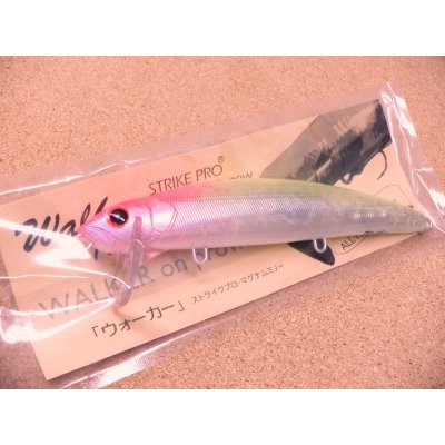 画像1: Mangrove Studio・STRIKE PRO Magnum Minnow Seabass Edition 160 Walker/ゴースト ピンクチャート