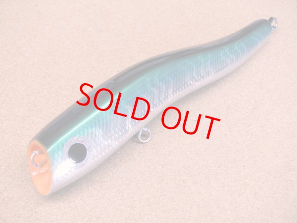 画像1: GPC Lures・Serpenpop 200/Tiny DNA ブラッククリアグリーン (1)