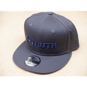 画像: TRUTH JAPAN × NEWERA Original Cap フラットバイザー 2025・チャコール/ネイビー