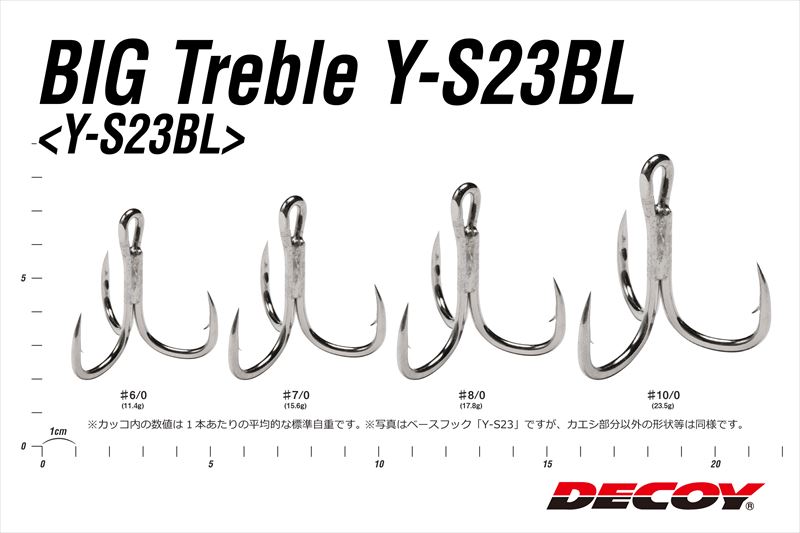 画像: katsuichi DECOY・BIG Treble Y-S23BL