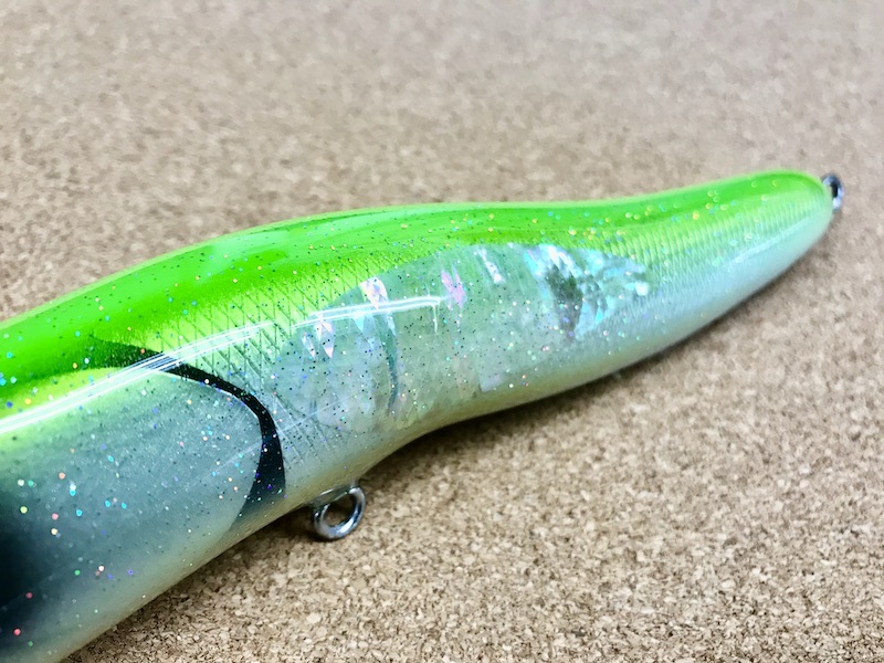 画像: GPC Lures・SerpenPop180 with shell fin/小平商店オリジナルカラー イエローグリーン