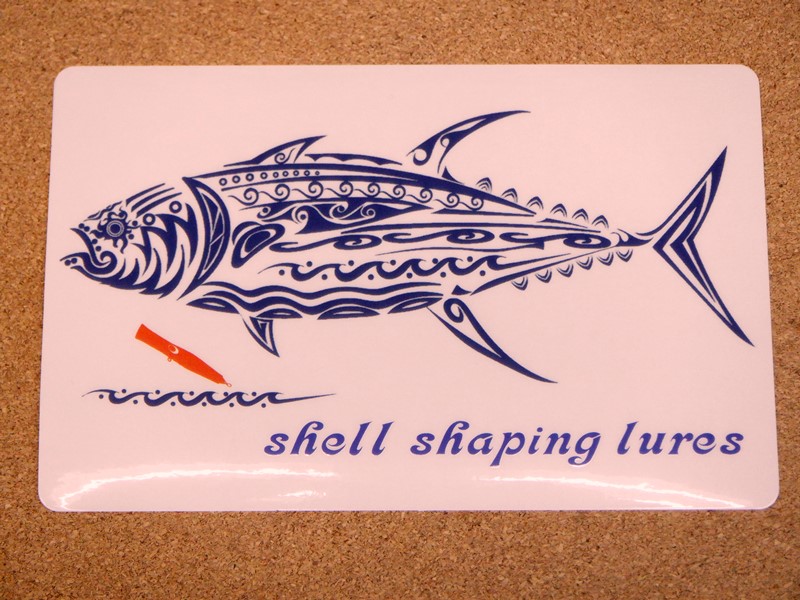 画像1: Shell Shaping Lures・ステッカーTuna (1)