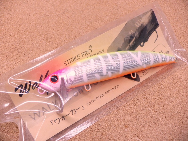 画像1: Mangrove Studio・STRIKE PRO Magnum Minnow Seabass Edition 160 Walker/ピンクチャート ホワイトタイガー (1)